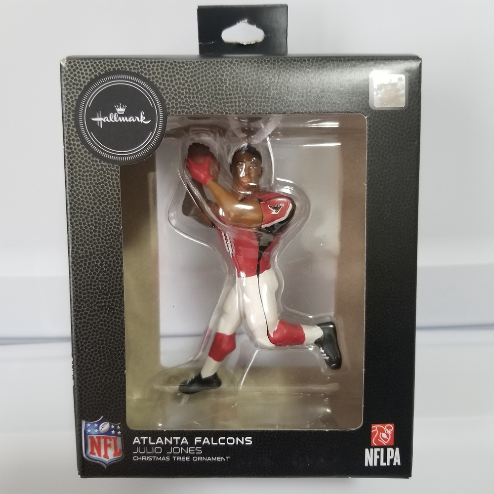 New 2020 Hallmark NFL Atlanta Falcons Julio Jones 11 Christmas Tree Ornament